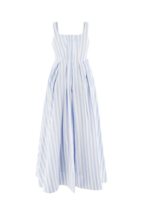 26SS 스포트막스 롱 원피스 SPXFILMATO 003 Azzurro - SPORTMAX