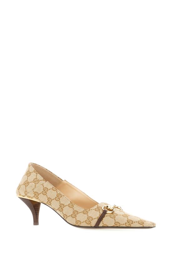 26FW 구찌 비토리아 펌프스 865515FAFZD 9167 BEIGE EBONY - GUCCI