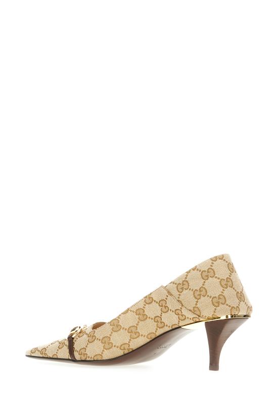 26FW 구찌 비토리아 펌프스 865515FAFZD 9167 BEIGE EBONY - GUCCI