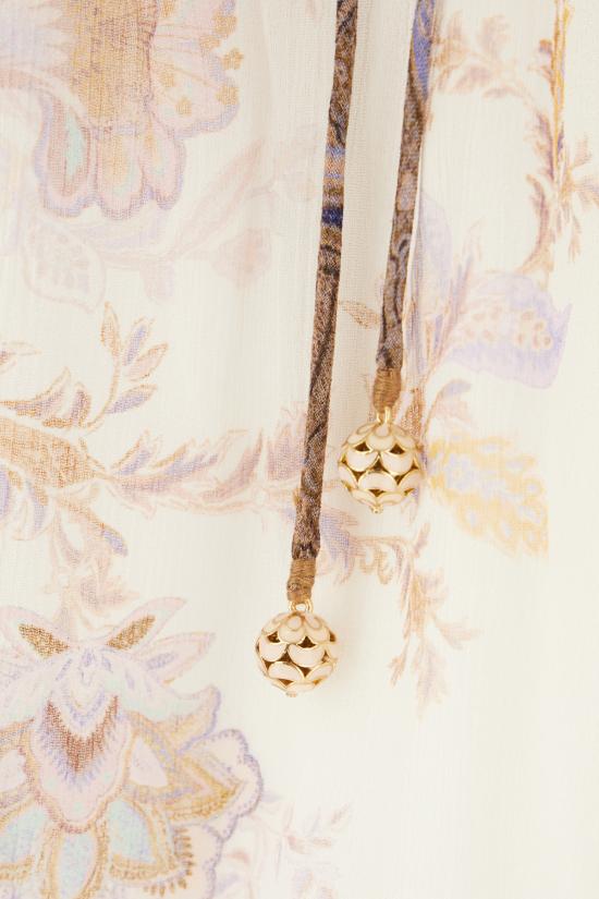 26SS 짐머만 셔츠 0991TS261 CBPA CREAM BLUE PAISLEY - ZIMMERMANN