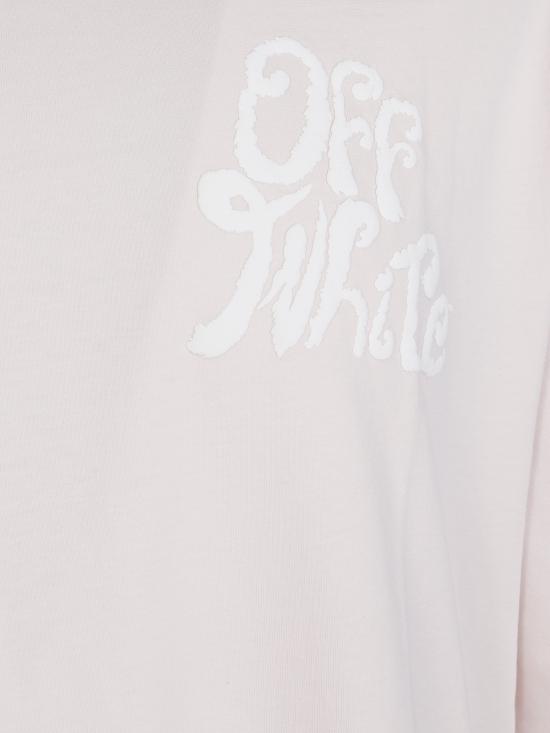 26SS 오프화이트 반팔 티셔츠 44MAA120S26J00U 680 Pink - OFF WHITE