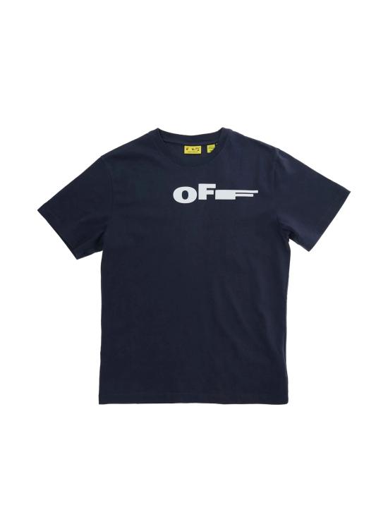 26SS [키즈] 오프화이트 티셔츠 44BAA002S26J00A 410 Blue