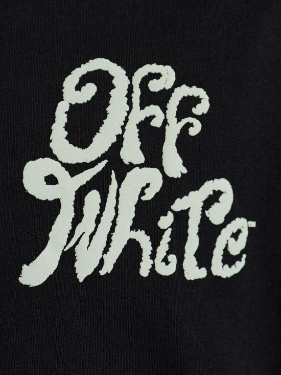 26SS 오프화이트 반팔 티셔츠 44MAA120S26J00M 001 Black - OFF WHITE