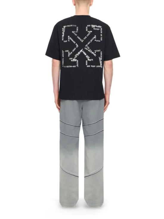 26SS 오프화이트 반팔 티셔츠 44MAA120S26J00K 001 Black - OFF WHITE