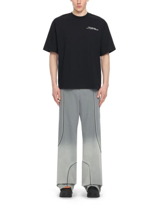 26SS 오프화이트 반팔 티셔츠 44MAA120S26J00K 001 Black - OFF WHITE