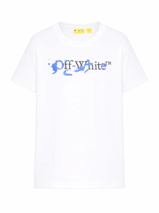 26SS [키즈] 오프화이트 티셔츠 44BAA002S26J002 100 White