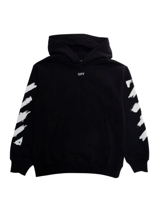 26SS [키즈] 오프화이트 티셔츠 44BBB001S26F005 Black