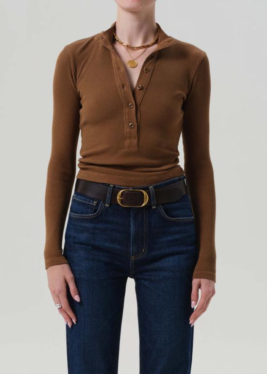  시티즌 오브 휴머니티 긴팔 티셔츠 인류 시민들 Sheena Henley Top Manuka