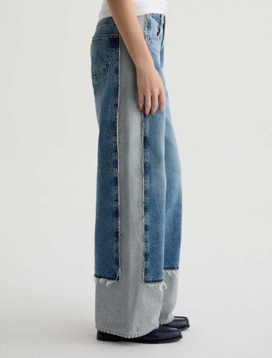  아드리아노 골드슈미드 데님 팬츠 아드리아노 골드슈미트 아드리아 컬러블록 진 13주년 기념 초현실적인 디자인 - ADRIANO GOLDSCHMIED