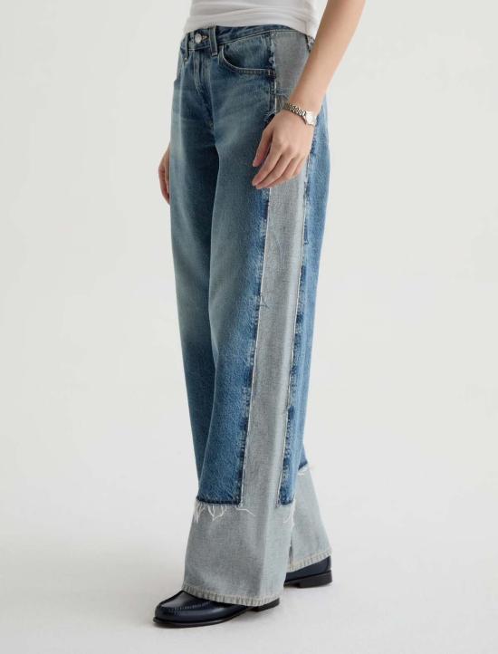  아드리아노 골드슈미드 데님 팬츠 아드리아노 골드슈미트 아드리아 컬러블록 진 13주년 기념 초현실적인 디자인 - ADRIANO GOLDSCHMIED