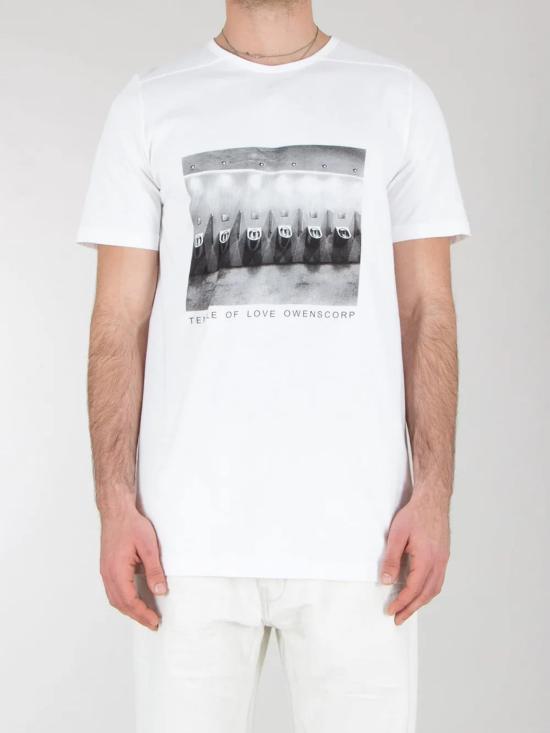 26SS 다크쉐도우 반팔 티셔츠 DU01F4250 RNEP4P1109 WHITE - DRKSHDW