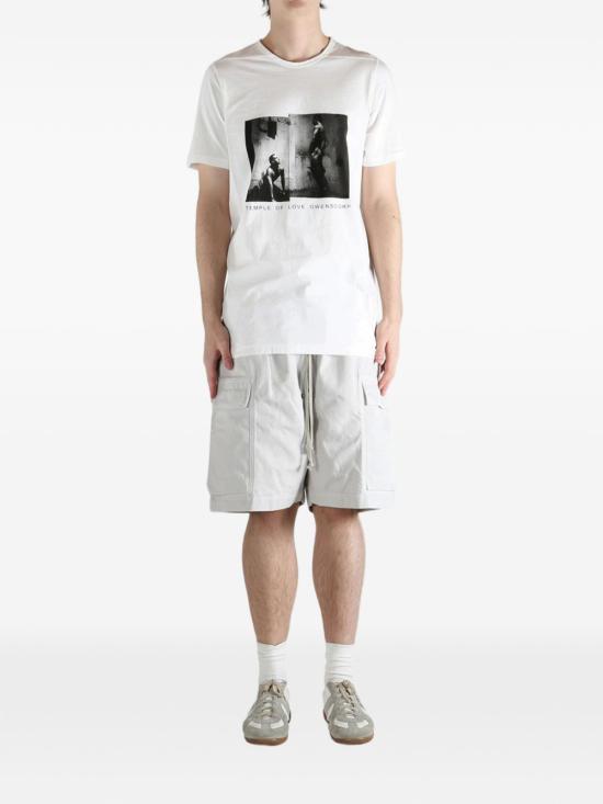 26SS 다크쉐도우 반팔 티셔츠 DU01F4250 RNEP4P1109 Bianco - DRKSHDW