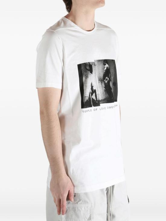 26SS 다크쉐도우 반팔 티셔츠 DU01F4250 RNEP4P1109 Bianco - DRKSHDW