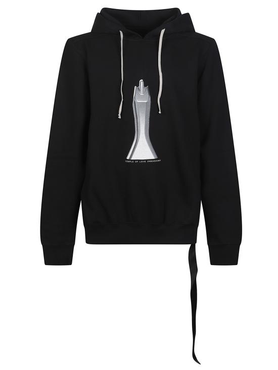 26SS 다크쉐도우 후드 티셔츠 DU01F4262 FEP5P0911 Black