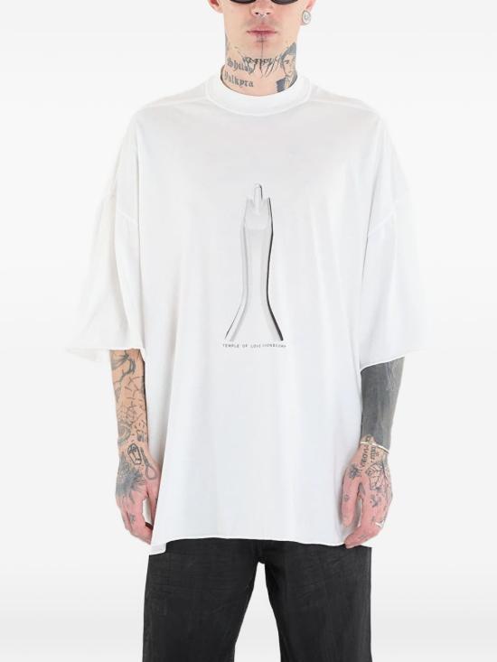 26SS 다크쉐도우 반팔 티셔츠 DU01F4259 RNEP51109 Bianco - DRKSHDW