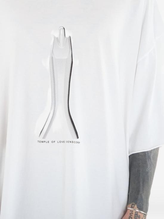 26SS 다크쉐도우 반팔 티셔츠 DU01F4259 RNEP51109 Bianco - DRKSHDW