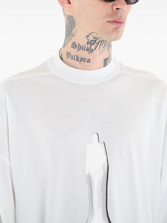 26SS 다크쉐도우 반팔 티셔츠 DU01F4259 RNEP51109 Bianco - DRKSHDW