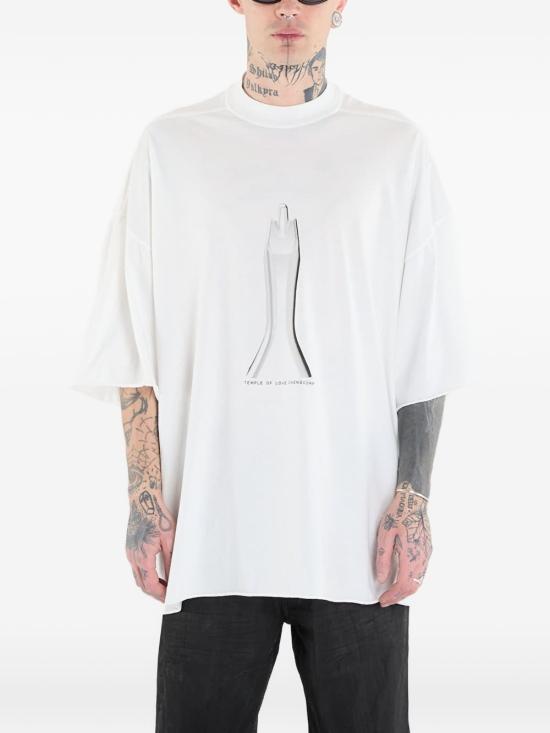26SS 다크쉐도우 반팔 티셔츠 DU01F4259 RNEP51109 Bianco - DRKSHDW