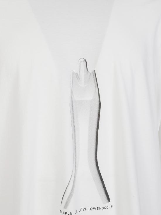 26SS 다크쉐도우 반팔 티셔츠 DU01F4259 RNEP51109 Bianco - DRKSHDW