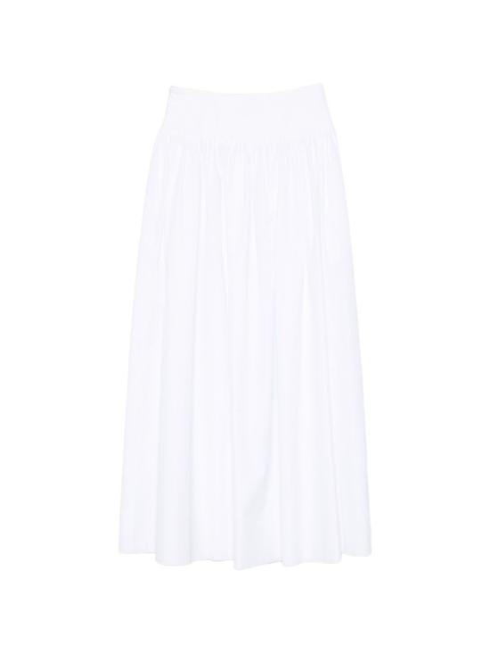 26SS 라르디니 롱 스커트 P6AMAL PAD66815100 White - LARDINI