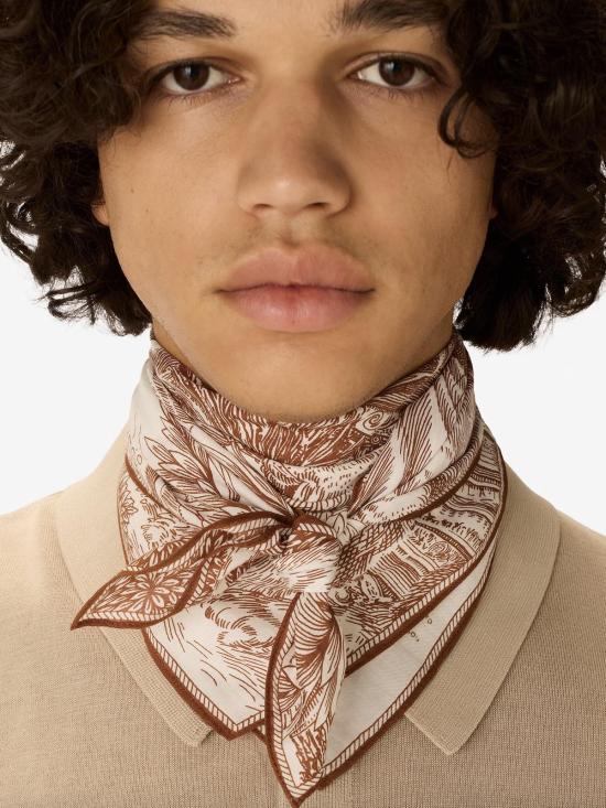  이누이 에디션 머플러/스카프 Inoui Editions Square 65 피라네시 스카프