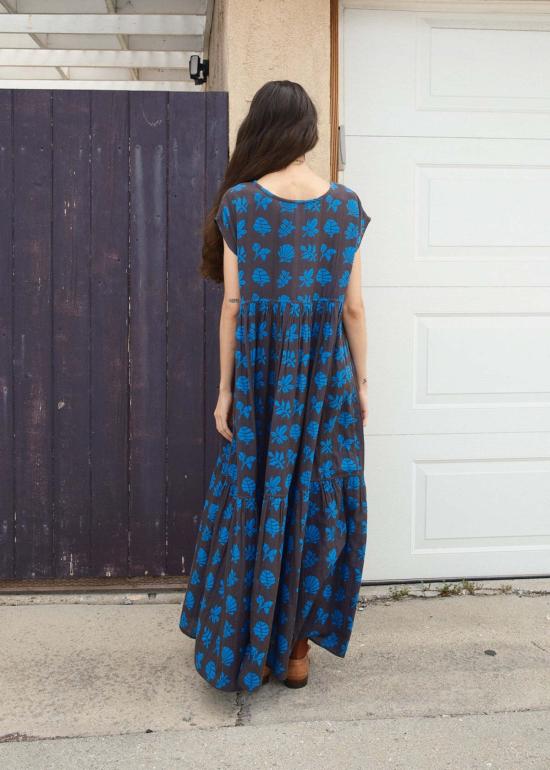  에이스 앤 지그 롱 원피스 에이스 & 지그 룰루 드레스 자바 - ACE & JIG