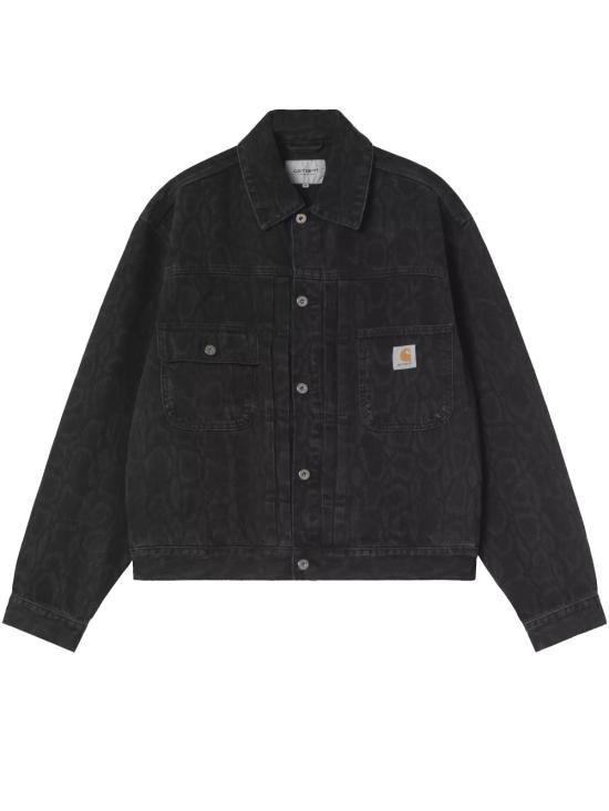 26SS 칼하트 WIP 벨마 자켓 I036586 3R2 60 Snake camo black