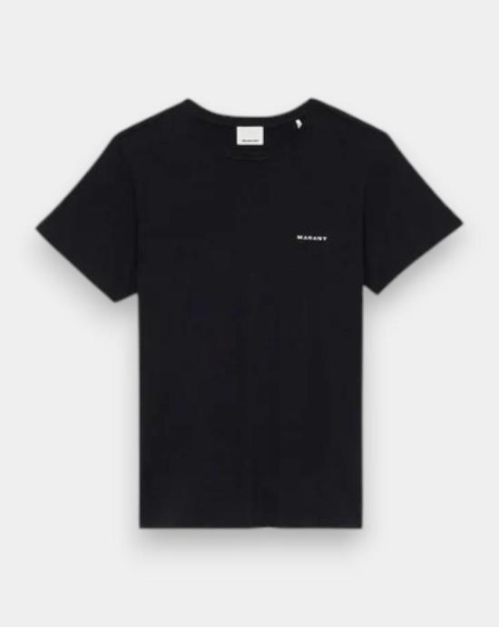 26SS 이자벨마랑 반팔 티셔츠 TS0047HAB3N13H 01BK Black