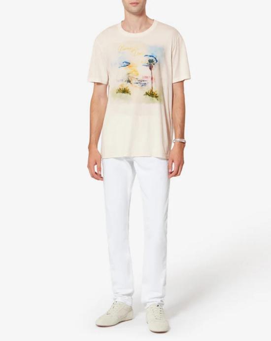 26SS 이자벨마랑 반팔 티셔츠 TS0052HBD1N08H 23EC Beige - ISABEL MARANT