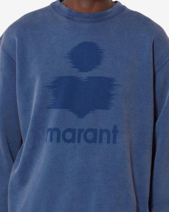 26SS 이자벨마랑 미코이 로고 스웨트 셔츠 SW0029HAC1M01H 30IN Blue - ISABEL MARANT