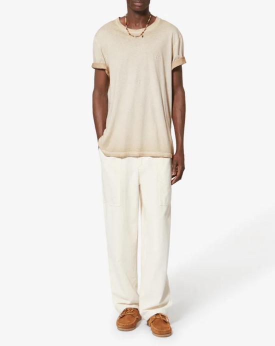 26SS 이자벨마랑 반팔 티셔츠 TS0052HBD1N06H 90BE Beige - ISABEL MARANT