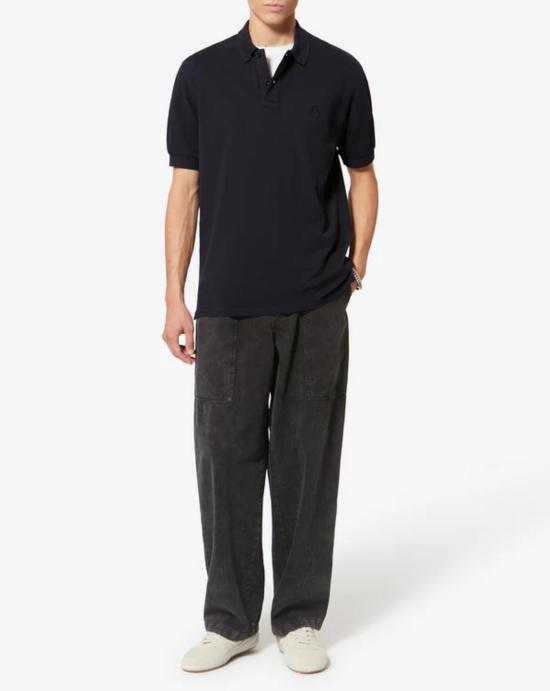 26SS 이자벨마랑 폴로 티셔츠 PL0003HAD1K02H 02FK Faded black - ISABEL MARANT