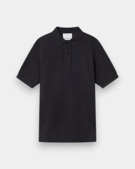 26SS 이자벨마랑 폴로 티셔츠 PL0003HAD1K02H 02FK Faded black