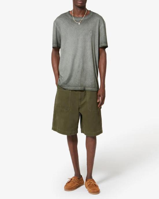 26SS 이자벨마랑 반팔 티셔츠 TS0052HBD1N06H 67KI Kakhi - ISABEL MARANT