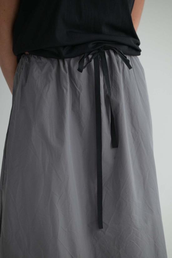  샤 롱 스커트 투 포켓 스커트 미디엄 롱 - SCHA