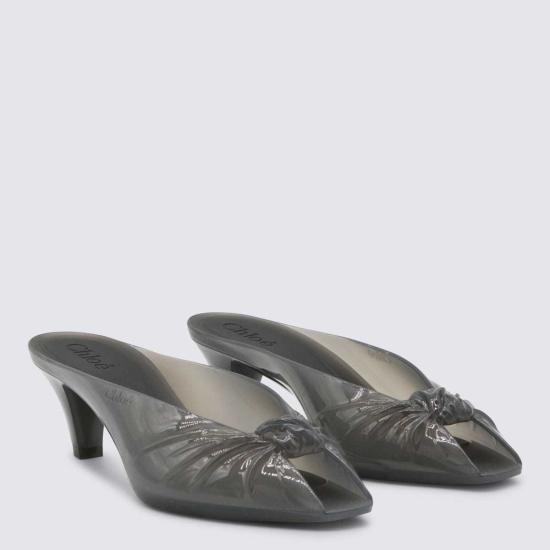  끌로에 힐/펌프스 끌로 그레이 러버 펌프 애쉬 그레이 - CHLOE