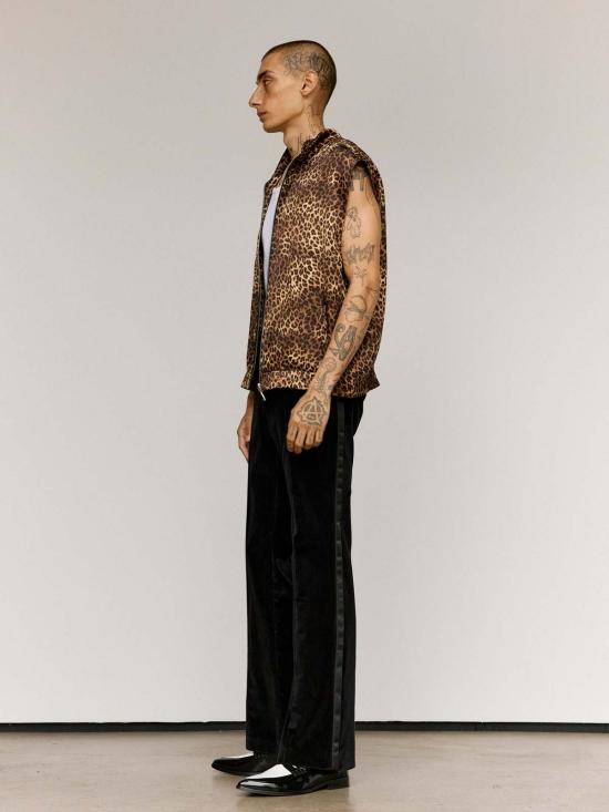  어니스트 더블유 베이커 베스트 어니스트 W. 베이커 치타 비스코스 민소매 트랙 재킷 - ERNEST W. BAKER