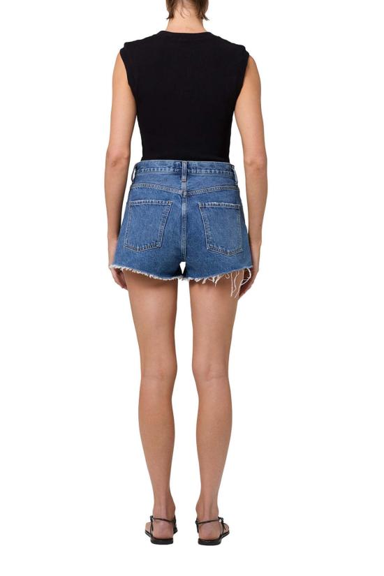  에이골디 데님 숏팬츠 아골드 리들리 쇼트 에나무어 - AGOLDE