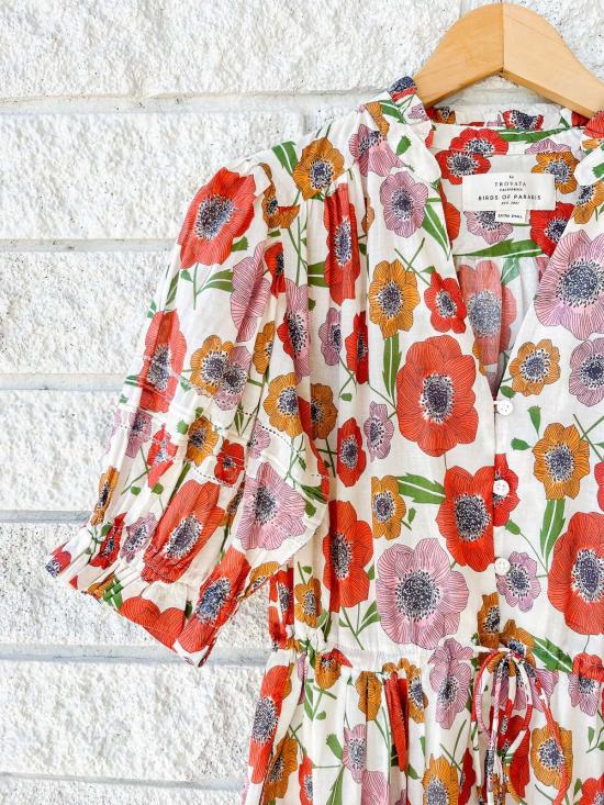  트로바타 블라우스 Trovata Nadine  Poppy Costa - TROVATA
