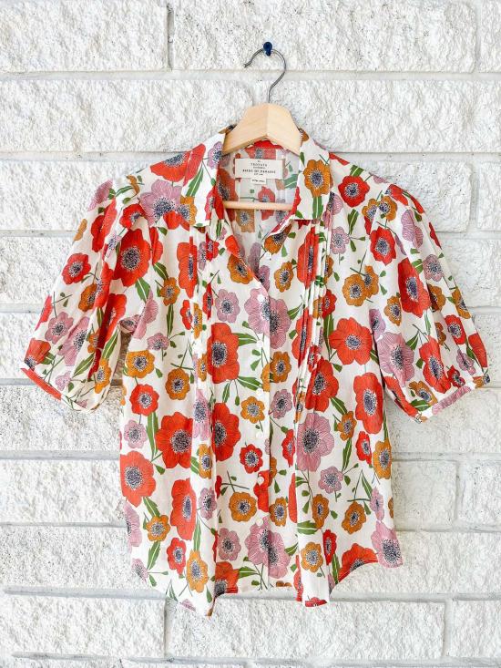  트로바타 블라우스 Trovata Nadine  Poppy Costa