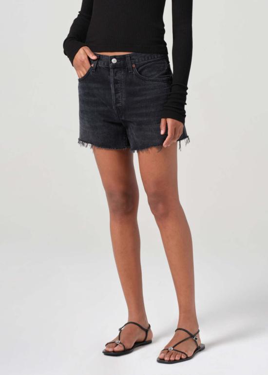  에이골디 데님 숏팬츠 아골드 파커 롱 숏 프라이트 - AGOLDE