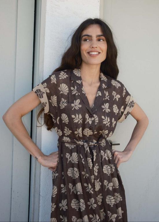  에이스 앤 지그 롱 원피스 에이스앤지그 사빈 드레스 보태니컬 - ACE & JIG