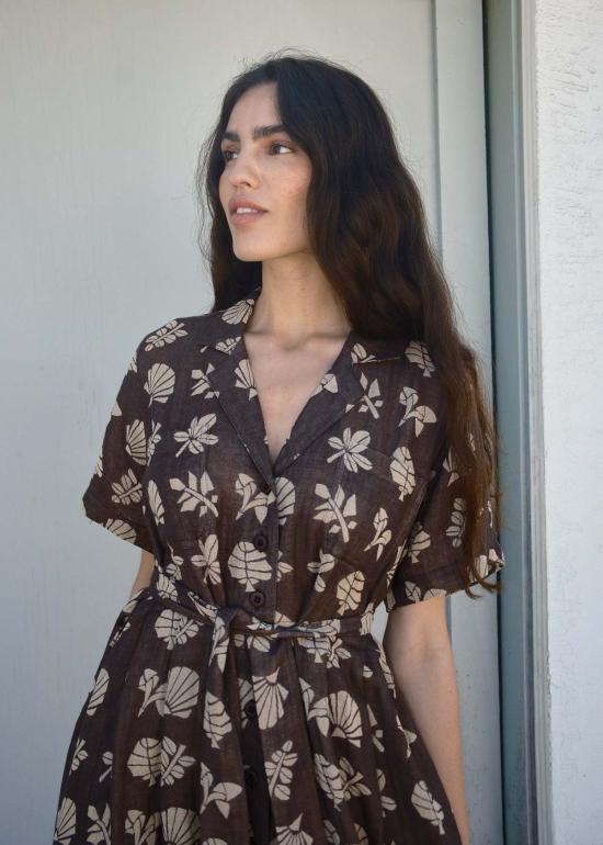  에이스 앤 지그 롱 원피스 에이스앤지그 사빈 드레스 보태니컬 - ACE & JIG