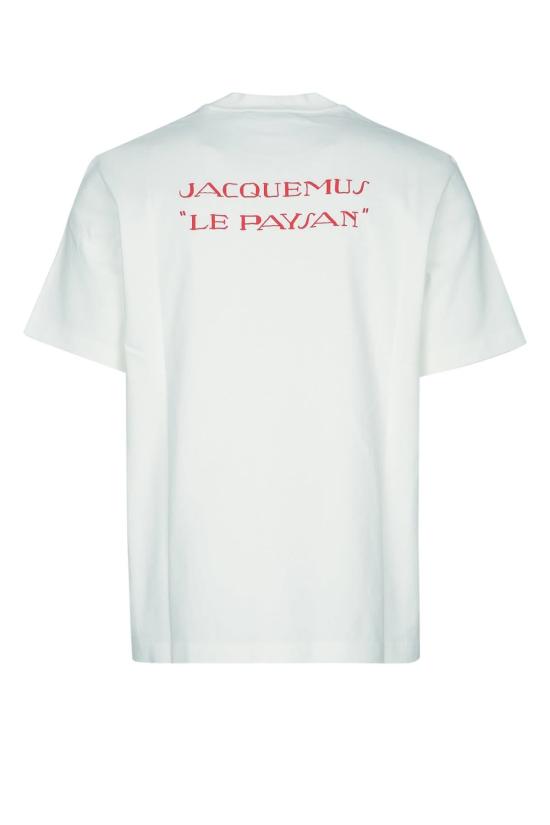  자크뮈스 반팔 티셔츠 Jacquemus Le Tshirt De Collection T Shirt Lepayanprintlbeige - JACQUEMUS