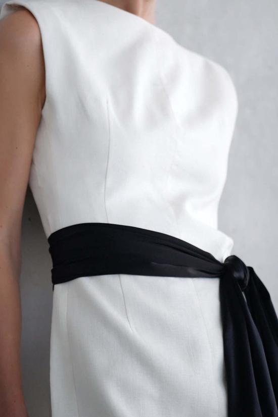  파렌테지 머플러/스카프 프린지 스키니 실크 스카프 - PARENTEZI