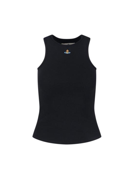  비비안웨스트우드 민소매 티셔츠 비비안 웨스트우드 오브 탱크탑 블랙