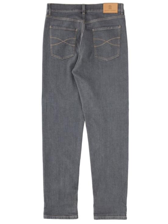  브루넬로 쿠치넬리 데님 팬츠 아이코닉 핏 진 그레이 - BRUNELLO CUCINELLI