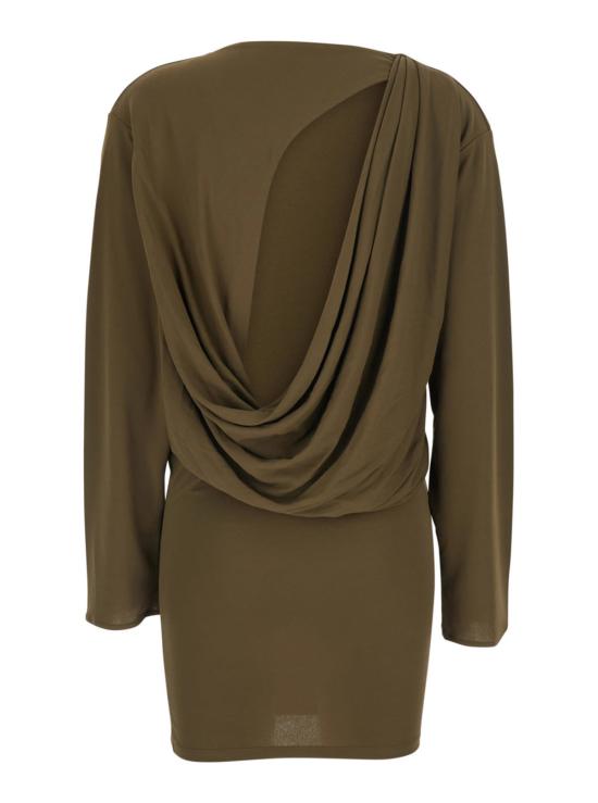  자크뮈스 미디 원피스 라 로브 미스트랄 드레스 그린 - JACQUEMUS