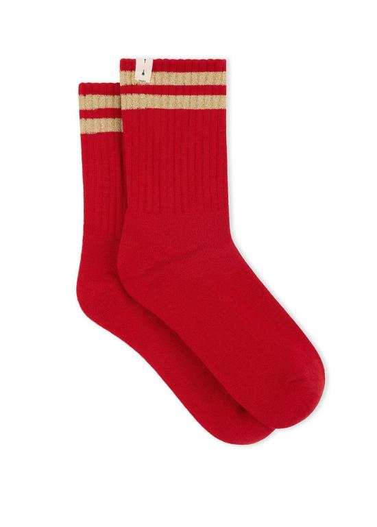  더 업사이드 양말 업사이드 큐리오 크루 삭 체리 레드