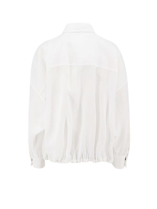  브루넬로 쿠치넬리 셔츠 코튼 셔츠 화이트 - BRUNELLO CUCINELLI